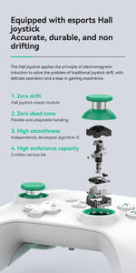 คอนโทรลเลอร์เกมไร้สาย Z03 2.4G สำหรับ Switch <span class=keywords><strong>Pro</strong></span> อัตราการตอบสนอง 800Hz โหมดเกม 3 รูปแบบ จอยเกมแบบ FPS ไจโรสโคป 6 แกน ไร้สาย - Product Image 6