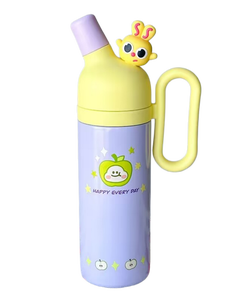 Borraccia Sportiva a Prova di Perdite con Design Cartoon, Grande Capacità, Alta Qualità, Portatile per Escursioni, <span class=keywords><strong>La</strong></span> <span class=keywords><strong>Mia</strong></span> Bottiglia Preferita - Product Image 3