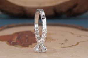 Anillo de Diamante de Oro Sólido de 14K Creado en Laboratorio para Mujer, Anillo de Compromiso y Boda Elegante y de Lujo, Diamante Sintético, Joyería Fina, Regalo - Product Image 6