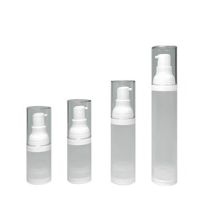 Frosted PP Emulsion <b>Bottles</b> 20ml 30ml 50ml Press <b>Pump</b> Spray Head Lotion <b>Bottle</b> Cylinder Shape Shantou Origin - Product Image 5