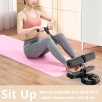 Equipo de Ejercicio Abdominal con Ventosas y Soporte para Tobillos, Dispositivo de Fitness Ajustable para Entrenamiento Deportivo y Físico