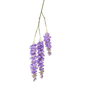 Fleurs artificielles de glycine Hua Qianyun, lianes suspendues en soie violette pour la décoration intérieure et l'aménagement paysager - Product Image 5