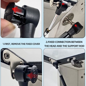 Steel Modern Soft Closing Gas <b>Spring</b> 60N-150N Cabinet <b>Door</b> Gas Strut Pneumatic Rod for Bathroom - Product Image 6