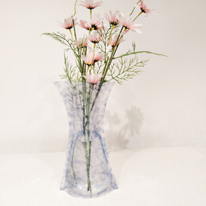 Lọ hoa nhựa in hình, lọ hoa trang trí gấp gọn - Product Image 4