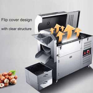 Torréfacteur Commercial Automatique Électrique à Gaz pour Grains <span class=keywords><strong>de</strong></span> Café, Graines <span class=keywords><strong>de</strong></span> Soja, <span class=keywords><strong>Noix</strong></span>, <span class=keywords><strong>Noix</strong></span> <span class=keywords><strong>de</strong></span> Cajou, Sésame, Amandes, Fèves <span class=keywords><strong>de</strong></span> Cacao et Arachides - Product Image 2