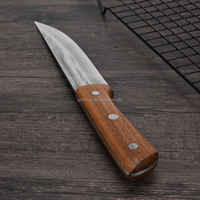 Ensemble de couteaux de chef et de boucher en acier inoxydable forgé, écologiques, personnalisés, de haute qualité, 2 pièces, manche en bois original, couteau de cuisine pour la viande