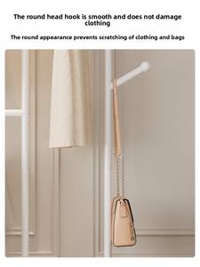 JIABEIHAO <span class=keywords><strong>Perchero</strong></span> Metálico Sencillo de <span class=keywords><strong>Pie</strong></span> para Secar y Almacenar Ropa, Ideal para Dormitorios y Habitaciones Pequeñas - Product Image 6