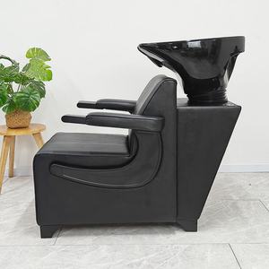 Modern Comfortable <b>Bed</b>-style Design Hair Salon Chair With Shampoo Bowl Sink <b>Bed</b> Plastic Backwash Shampoo Unit Chair - Product Image 3