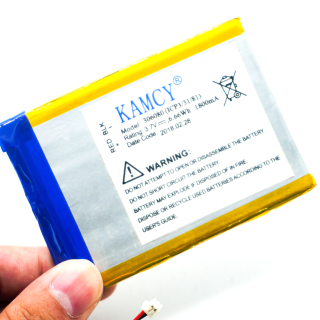 KAMCY Lithium Polymer Battery 103450 1800mah 2S 3S 4S 6S 11.1V 7.4V 3.7V Lipo Battery for Drone