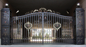 Diseño de Puerta de Jardín Exterior de Hierro Forjado Decorativo 2015 - Product Image 4