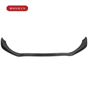 Hoogwaardige Voorlip Voor Audi A4 B8 S4 Bumper Lip 2010 2012 Upgrade Naar B8-stijl Koolstofvezel