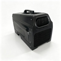 Chauffage de stationnement 12V avec batterie intégrée, sans fil, chauffage à air diesel 220V pour camion, camping-car, tente, portable et rechargeable