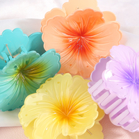 Artículos Populares para el Verano, Accesorios para Viajes a la Playa, Bodas y Fiestas, Pinzas para el Cabello con Flores, Hibisco, Plumeria, Margarita, Pinzas para el Cabello con Flores Hawaianas