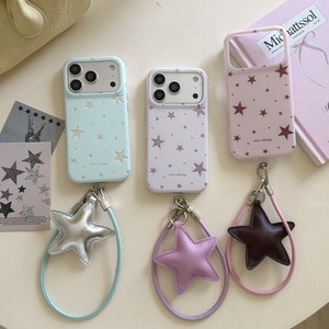Coque de téléphone portable IMD Fashion INS Colorfu Shining Stars pour iPhone 17 16 15 Pro Max, étui souple antichoc scintillant avec cordon - Product Image 4