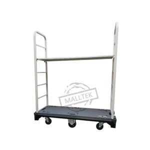 Zware Merchandiser 6 Wielen Japanse Logistieke <span class=keywords><strong>Trolley</strong></span> Supermarkt Transport Magazijn <span class=keywords><strong>Trolley</strong></span> - Product Image 1