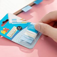Bloc-notes créatif avec notes adhésives en papier kraft, clip coloré, bloc-notes adhésif pour étudiants avec support en bois