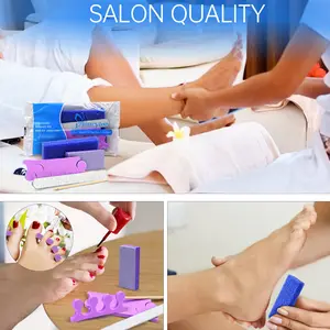 Professional Manicure USA Free Shipping 200 Sets/Case Professional 5 In 1 Manicure Set Disposable 5Pcs Pedicure Kit For Nail Salon