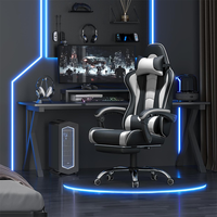 Chaise de jeu personnalisée pour jeunes, 1 pièce, avec accoudoirs articulés, facile à nettoyer, et ensemble bureau de jeu assorti, pour fournisseurs.