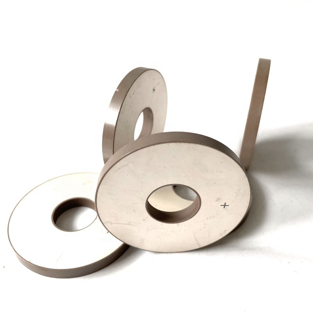 Pzt4 Barium Titanate Material Ceramic Piezoelectric Ceramic Ring 24*10*4Mm As Ultrasonic Sensor Piezo Element/Moduleg 38*15*5Mm