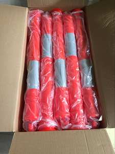 道路安全110cm反射PE製<span class=keywords><strong>T</strong></span>型デリニエーターポストボラード、6kg/8kgゴムベース付き、私道および道路交通警告用ポスト - Product Image 6