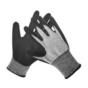 Gants anti-coupure niveau 5, paume enduite de mousse de nitrile, pour la construction, compatibles écrans tactiles - Product Image 3