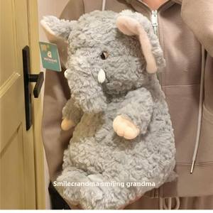 Gantungan Kunci boneka <span class=keywords><strong>Penguin</strong></span> perempuan imut gajah Super lembut Set gantungan kunci boneka hewan berbobot untuk tidur ketat sempurna ulang tahun - Product Image 4