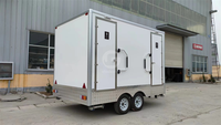 Maisons conteneurs de l'ouest des États-Unis, toilettes portables, salle de bain mobile, design industriel écologique, fabriqué dans le Henan, camping en plein air