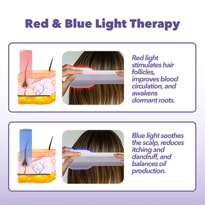 Draagbare Trillende Elektrische Hoofdhuid Massageapparaat Borstel-Haar-Voedende Hoofdhuid Massage Tool - Product Image 4