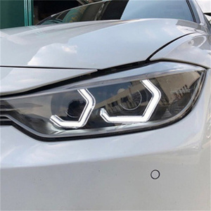 Nouveau concept, <span class=keywords><strong>phare</strong></span> à LED <span class=keywords><strong>Angel</strong></span> Eye en cristal, usage général pour <span class=keywords><strong>BMW</strong></span> E90 E92 E60 E87 X3 F30 F35, température de couleur 6000k - Product Image 6