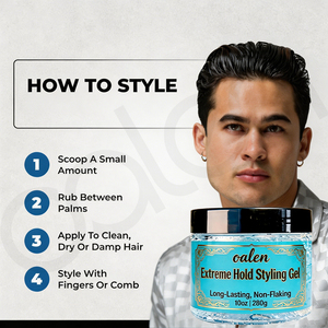 <span class=keywords><strong>Gel</strong></span> <span class=keywords><strong>coiffant</strong></span> pour hommes Oalen Private Label, résistant à la transpiration et à l'eau, facile à modeler, pour salon et usage domestique courant. - Product Image 3