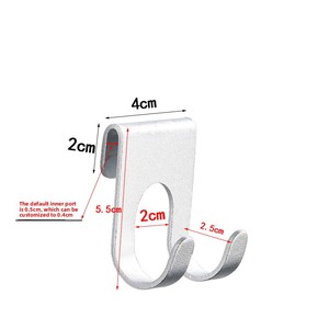 Iron <b>Kitchen</b> Bathroom <b>Hooks</b> for Shaving Knife Modern Wall-Mounted Punch-Free Installation Reusable Flexible Design - Product Image 2