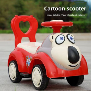 Chinesisches Fabrikprodukt Vierrad-Rutschauto aus Kunststoff für Kinder Spaßiges Fahrspielzeug für <span class=keywords><strong>2</strong></span>- bis 4-Jährige Batteriebetrieben - Product Image 3