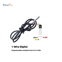Sensor Suhu DS18B20 dengan Kabel Tahan Air 1/3/5m DS18B20+