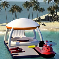 Plate-forme flottante gonflable pour SUP et installation d'amusement aquatique de jet ski pour la navigation de plaisance