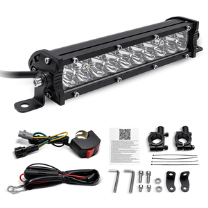 7 <b>inch</b> Off Road LED Dirt <b>Bike</b> Light Bar LED work lights With Wiring Kit Mounting Bracket Waterproof Switch 60W - Product Image 1