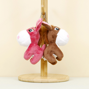 Оптовая продажа: милый плюшевый брелок-подвеска в виде пони, с возможностью нанесения логотипа, мини-игрушка-ослик, плюшевый брелок-зверюшка для промоакций - Product Image 4