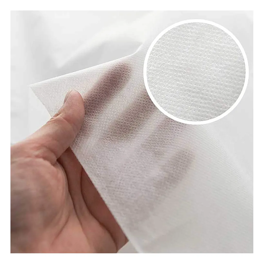 Spunbond Breathable Anti Splash Resistant Non-Fusible Nonwoven Interfacing 60g Non-Woven Fabric Polypropylene 100% Air Filter
