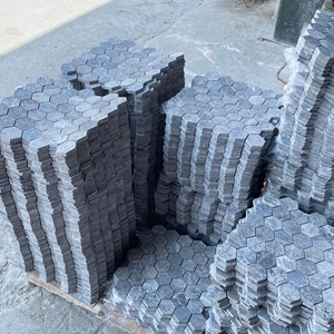 Thiết kế hiện đại màu xám đá cẩm thạch Gạch Mosaic đánh bóng tường nghệ thuật cho khách sạn ứng dụng - Product Image 5