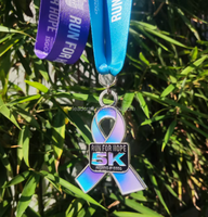 Médailles personnalisées pour le sport, design personnalisé, médaille en alliage de zinc, sublimation 2D 3D, médailles sportives avec ruban