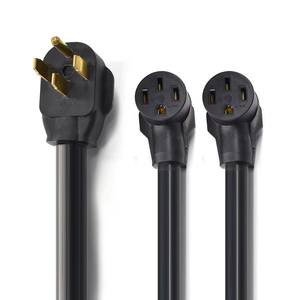 Сверхмощный 3-полюсный 4-проводной 14-50p женский NEMA 14-50R 50-Amp 14-50 UL одобренный RV Удлинительный шнур питания - Product Image 1