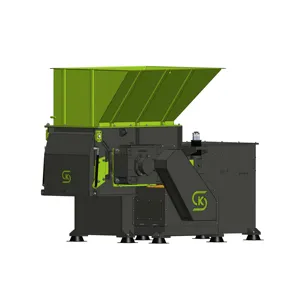 pe pp shredder plastic crusher machine waste Plastic Lump Shredder / Single Shaft Shredder Machine