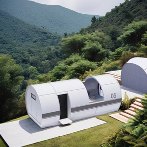 Moderne 1 Chambre Minuscule Structure en Acier Villa Préfabriquée Construction Rapide Rectangle Blanc Loisirs Fonctionnalité 1 Salle de Bain Salon - Product Image 3