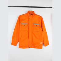 Veste de travailleur imperméable résistant aux flammes bleu marine uniformes de sécurité en coton en gros combinaison de chaudière vêtements de travail pour les travailleurs