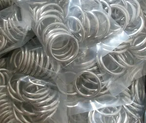 Anello in metallo di dimensioni personalizzate di fabbrica per borsa per cani anello rotondo per saldatura senza saldatura O-Ring in acciaio inossidabile
