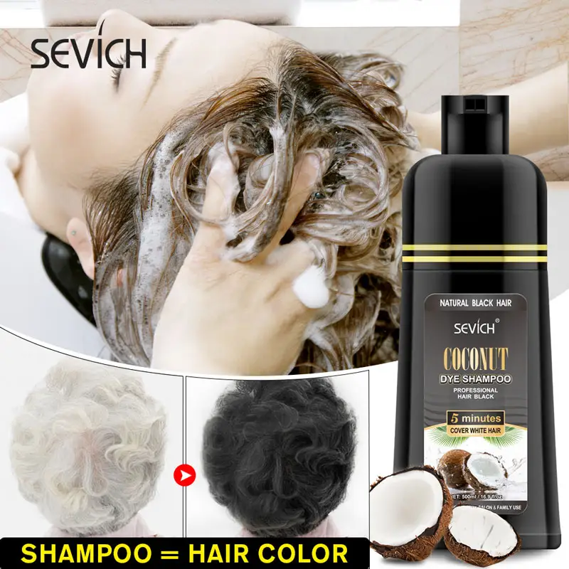 Hot Sale Ungiftige Haarfärbung Gesundes natürliches Haarfärbemittel-Shampoo