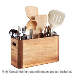 GaiNian 可持续长方形相思木厨房用具收纳桶悬挂式可定制尺寸型号 GaiNian302 中国制造 - Product Image 5