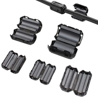 Perles de ferrite EMI 35B 50B 1330B 70B, serpentin de ferrite à clipser NiZn