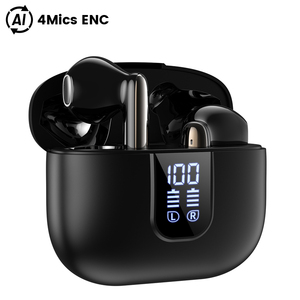 AI Translation Deep Bass TWS Écouteurs Batterie Affichage LED Traduit 145 Langues Écouteurs - Product Image 1