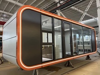 Maison préfabriquée Apple Cabin de 40 pieds, fabriquée en usine, bâtiment modulaire élégant pour centre de loisirs