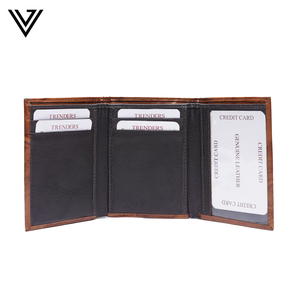 Handmade Leather <b>Trifold</b> <b>Wallet</b> Durable and Stylish Slim Design with Open Fold Closure Long and Short Length Options - Product Image 2